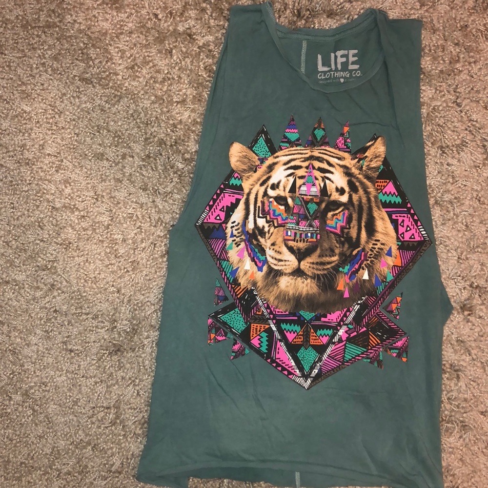 Tiger muscle tank